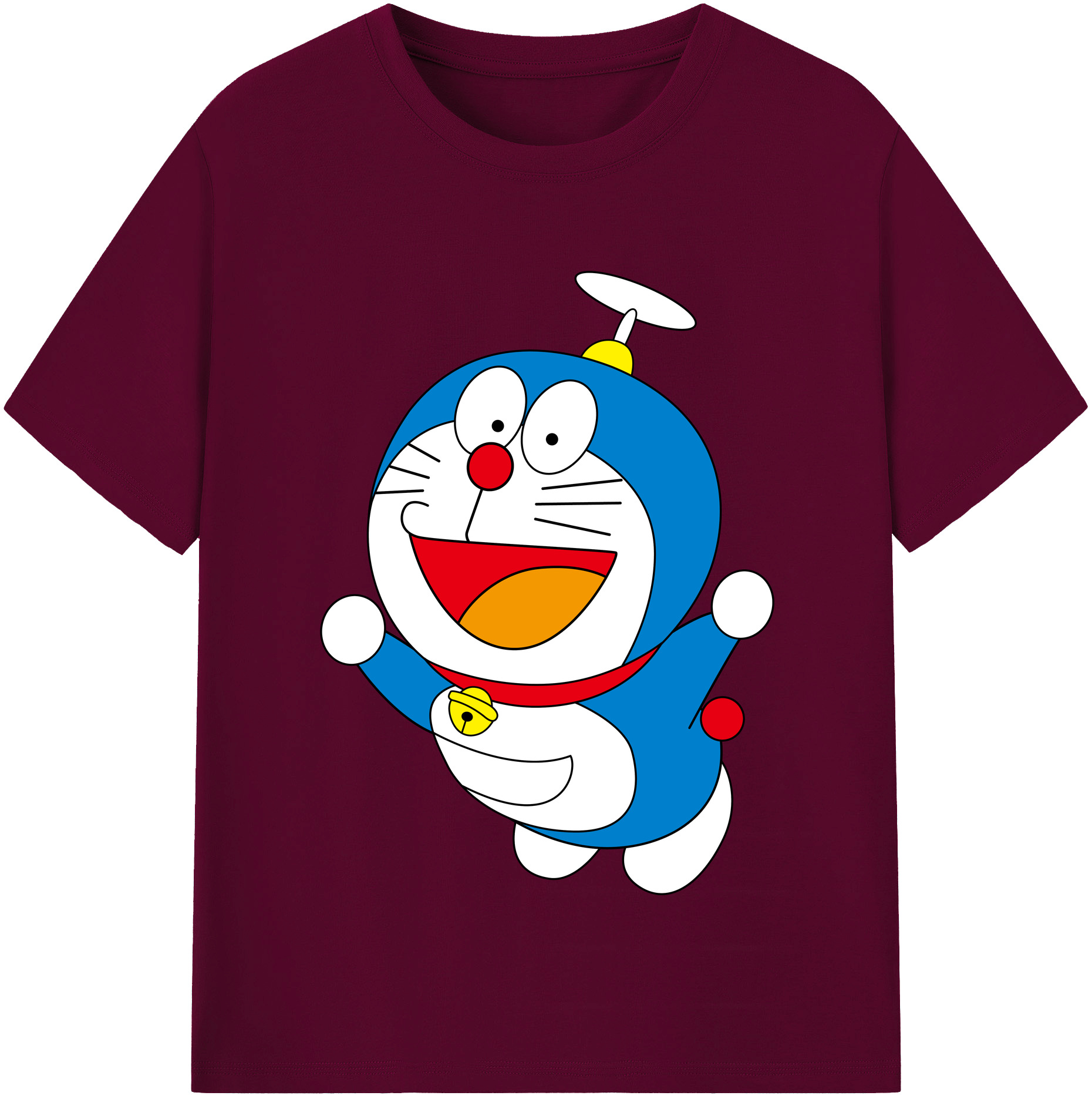 （画像用） ドラえもん Doraemon レディースカジュアルプリントTシャツ（綿100％）